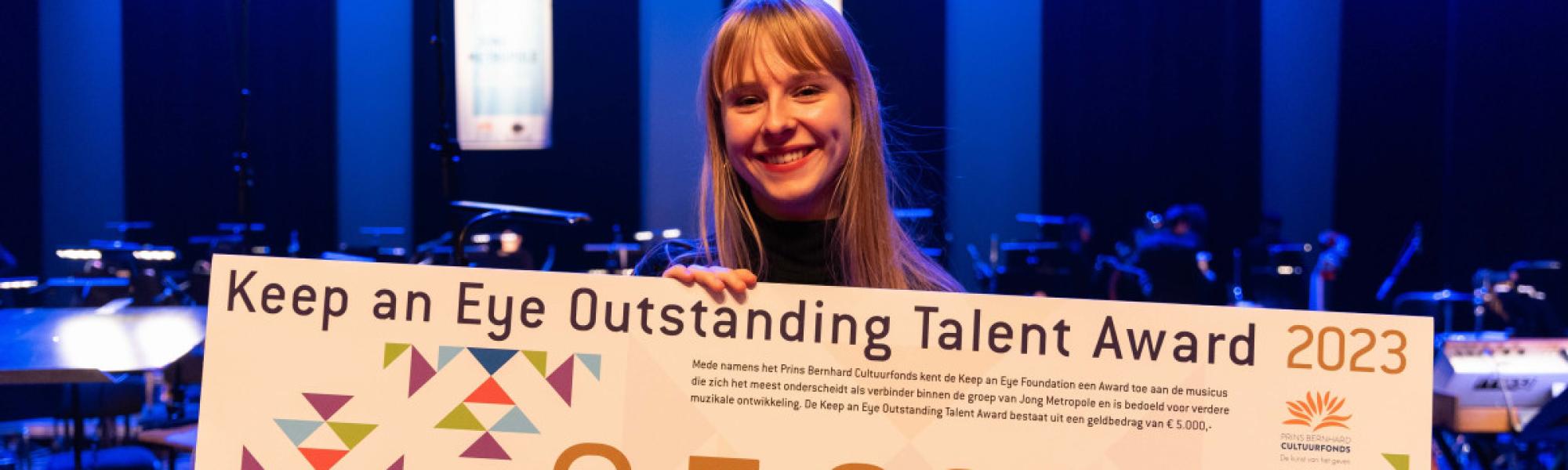 Keep an Eye Outstanding Talent Award 2023 voor Teddy Sicking! - Jong ...